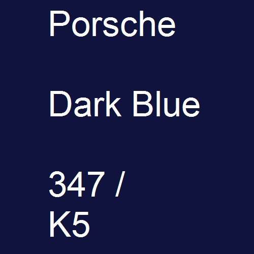 Porsche, Dark Blue, 347 / K5.